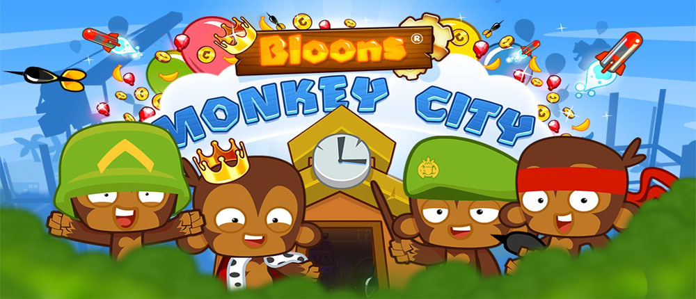 Download Bloons Monkey City - "Monkey City" castle defense game Android + Mod