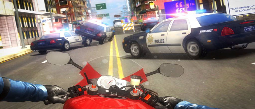 Download Highway Traffic Rider - motorcycle riding game on Android!