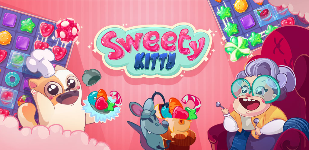 Sweety Kitty Match-3 Game
