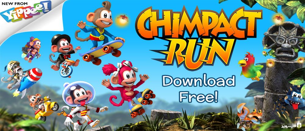 Download Chimpact Run - wonderful game "Monkey Run" Android + mod