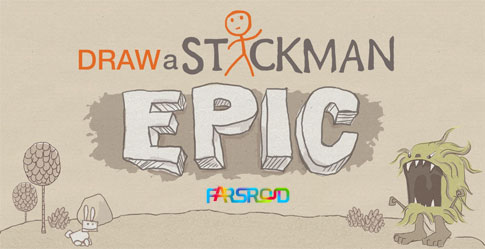 Download Draw a Stickman: EPIC - an interesting brain teaser game for Android!