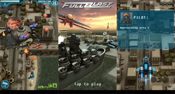 Download FullBlast - Android fighter plane game + data