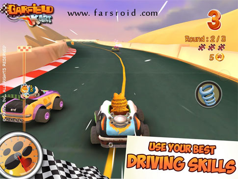 Download Garfield Kart Android Game Apk + OBB - FREE