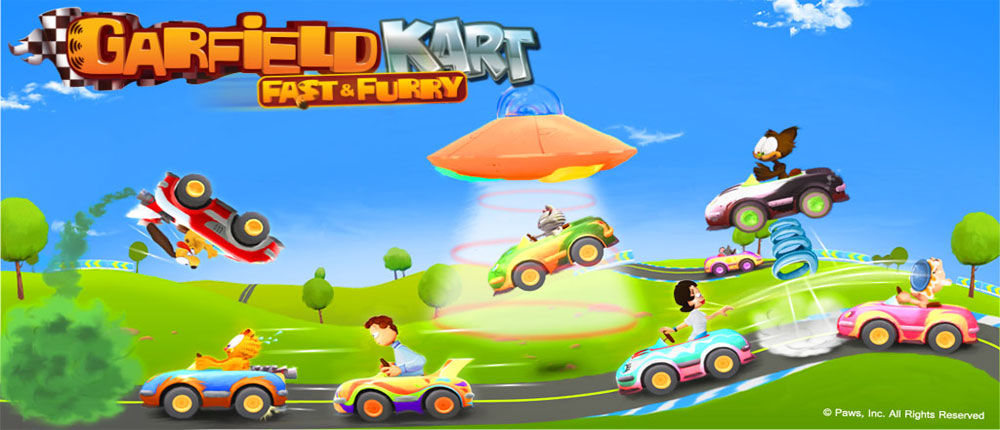 Download Garfield Kart Fast & Furry - Garfield Android game + data