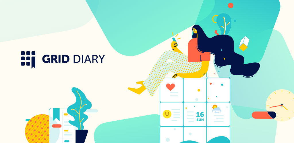 Grid Diary - Journal, Planner