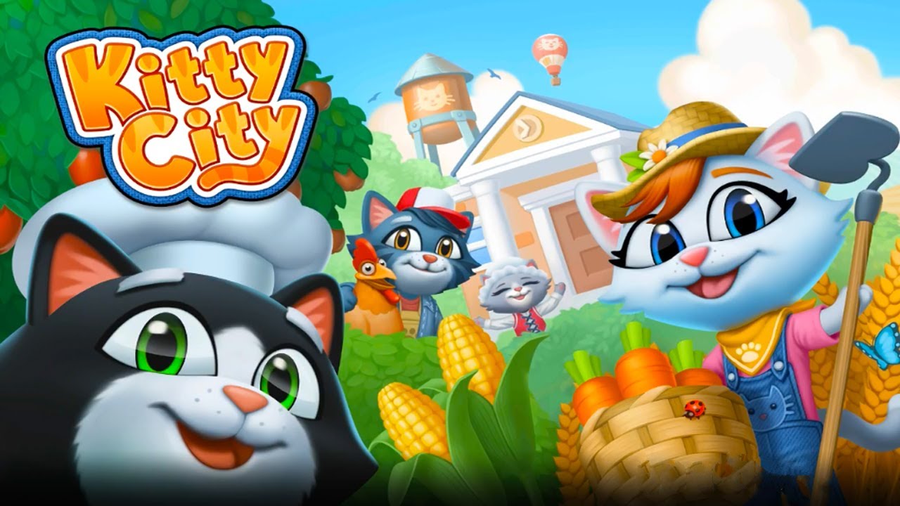 Kitty City: Kitty Cat Farm Simulation Game 