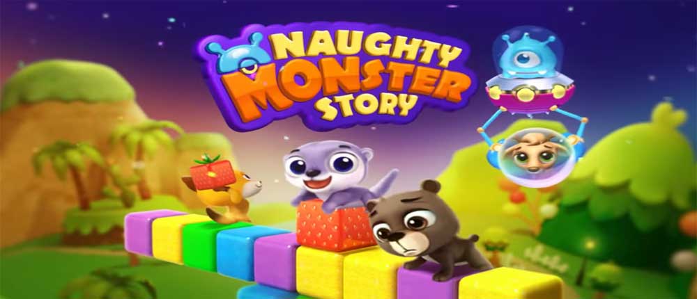 Download Naughty Monster Story - Bad Monster Puzzle Game for Android + Mod