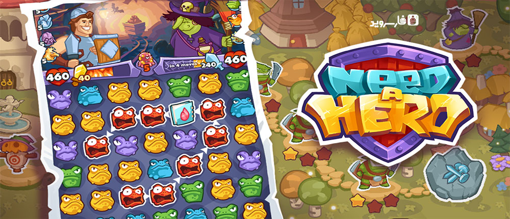 Download Need A Hero - a great and popular puzzle game for Android + mod