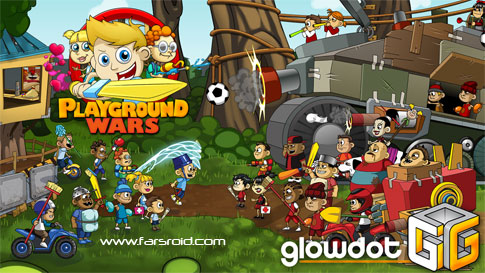 Download Playground Wars - a fun battle game with Android enemies