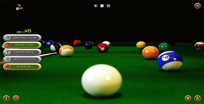 Download Premium Pool 9 - wonderful billiards game for Android + data