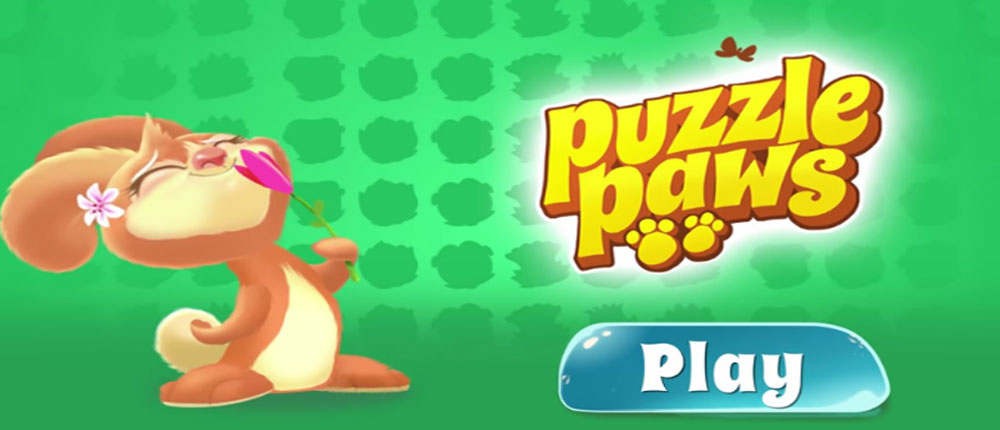 Download Puzzle Paws: Match 3 Adventure - "Flowers" puzzle game for Android + mod