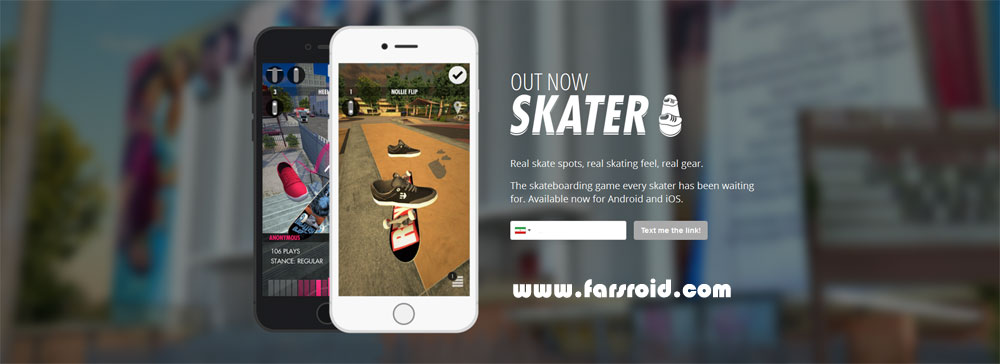 Download Skater - a wonderful skating game for Android + mode + data