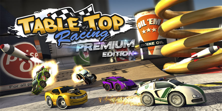 Download Table Top Racing Premium - Android desktop car game + data - premium