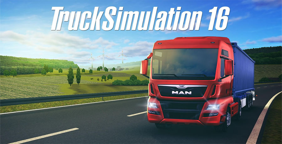Download Truck Simulation 16 - Android trailer simulator game + mode + data