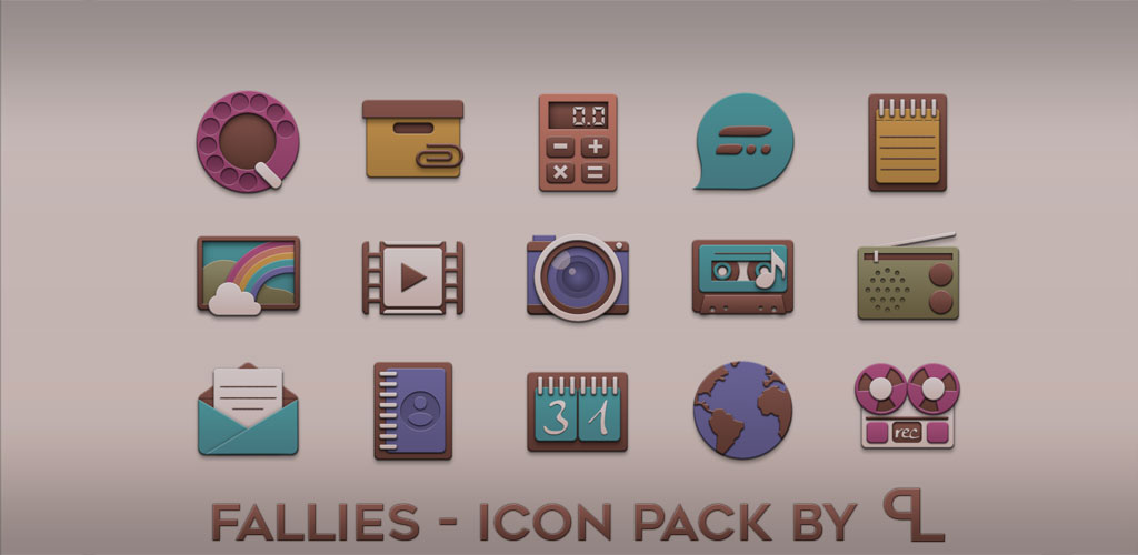 Fallies Icon pack - Chocolate