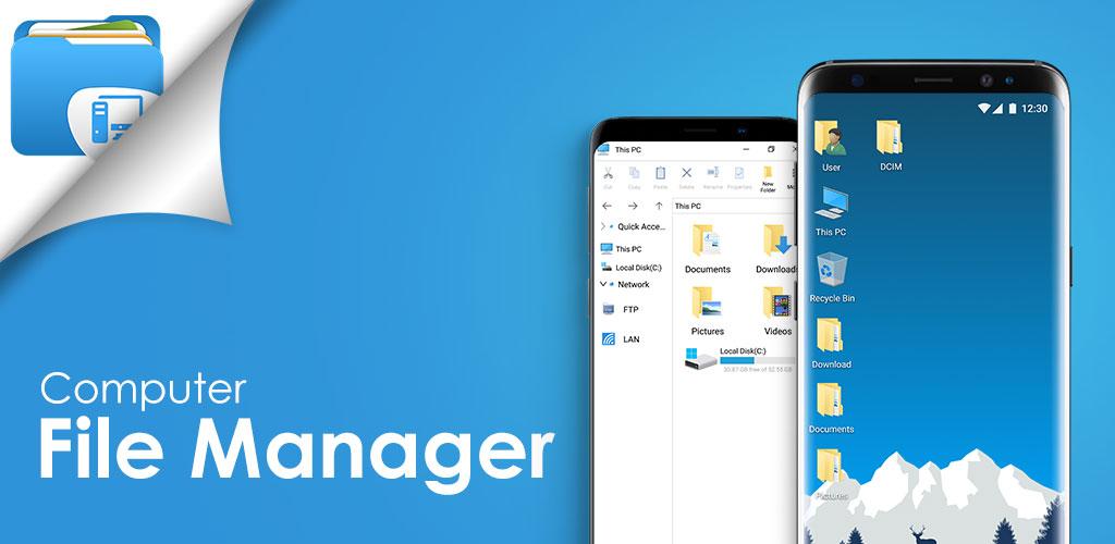 File Manager Computer Style - Fast File Sharing Full