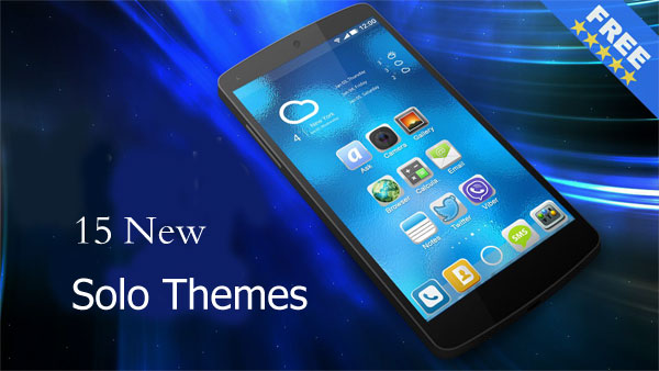 Download a collection of 15 incredibly beautiful themes for Android Solo Launcher!
