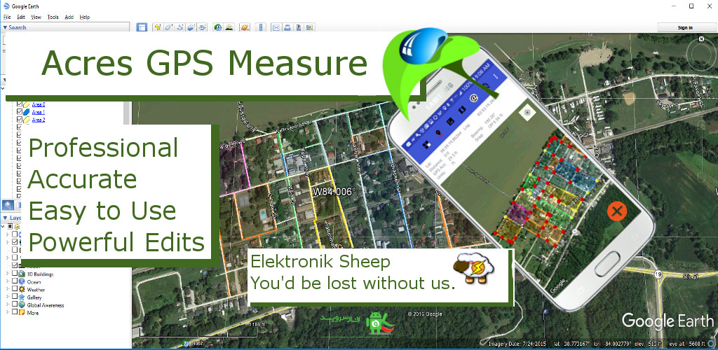 Acres GPS Area Measurement