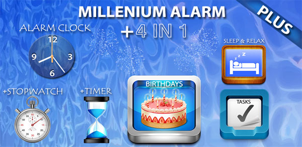 Download Alarm Plus Millennium - Advanced Alarm Clock Android!