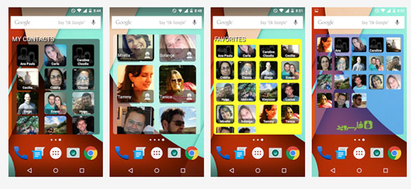 Download Contact Panel Widget - Android Contacts Widget!