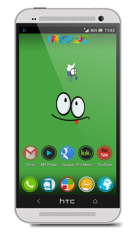 Download Flacles Multilauncher Theme 1.0 - stylish Android theme!