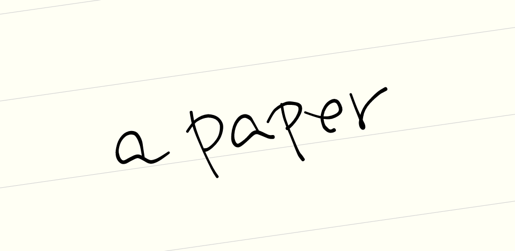 Handwriting memo a Paper PRO