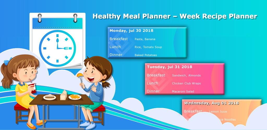 Healthy Meal Planner – Week Recipe Planner
