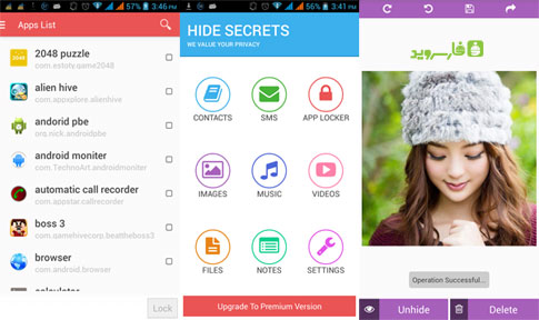 Download Hide Secrets - Pics, SMS, Apps - Hide photos, SMS and Android app!