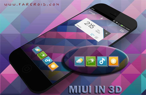 Download MIUI 3D ICONS APEX / NOVA / ADW - stylish and three-dimensional Android theme