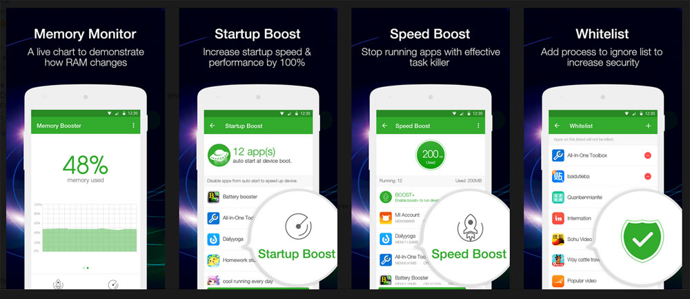Download Memory Booster - Android optimization and acceleration program