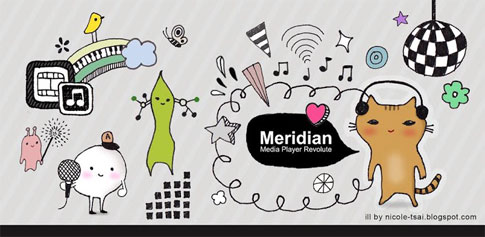 Meridian Media Player Revolute - a beautiful Android player