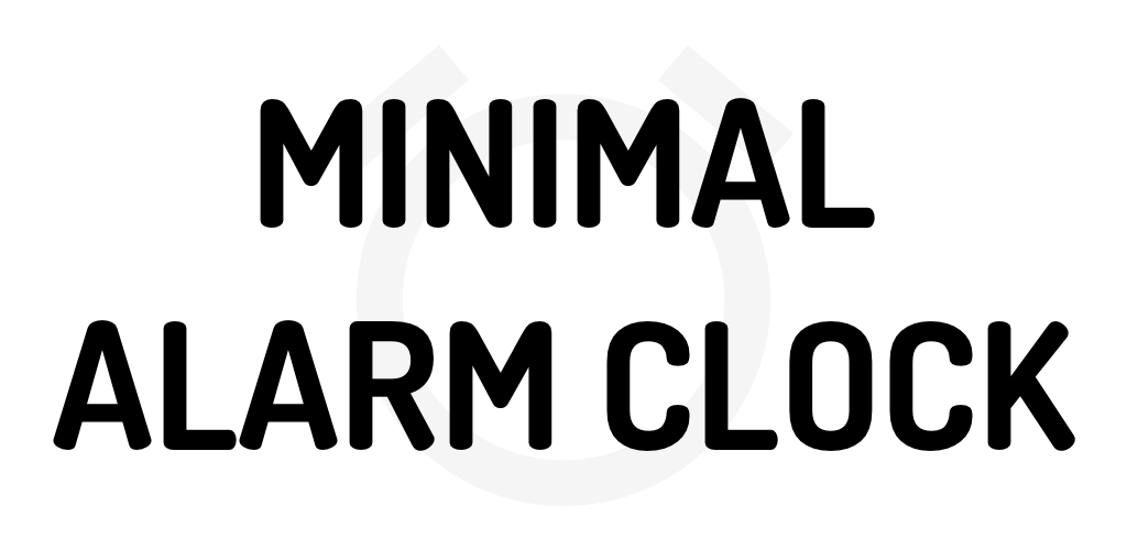 Minimal Alarm Clock