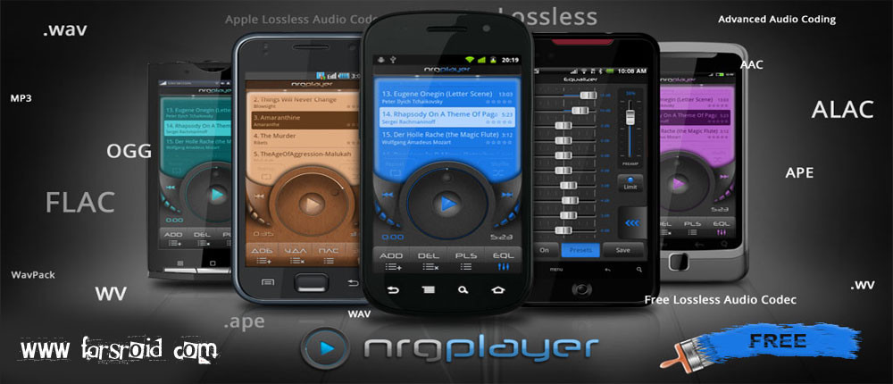 Download NRGplayer music player - excellent NRG music player for Android + unlocker!