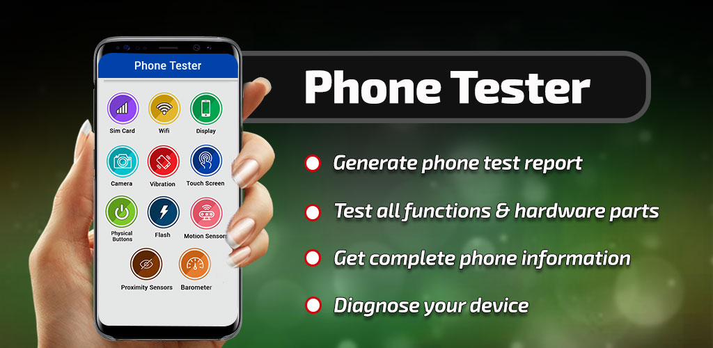 Phone tester – Test my mobile & Diagnose Android