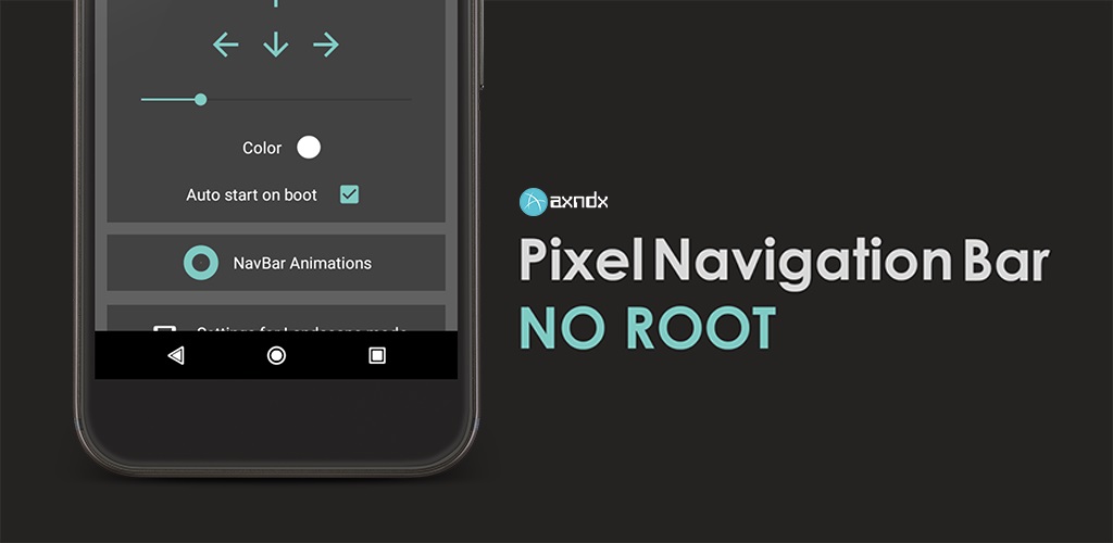Pixel Navigation Bar (No Root) with Animations