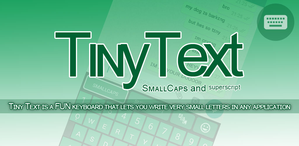 Tiny Text Keyboard