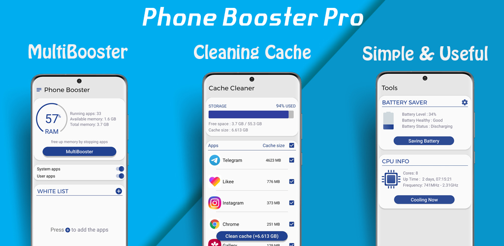 Phone Booster – Force Stop, Speed Booster