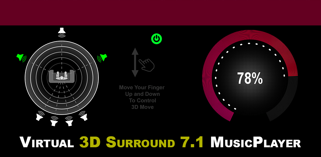 3D Surround Music Player