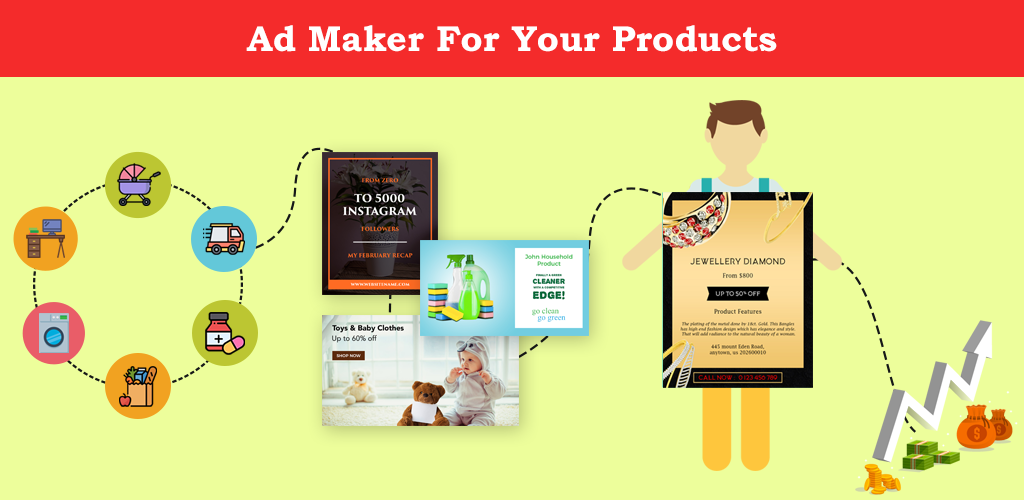 Ad Maker, Digital Marketing Advertisement Maker PRO