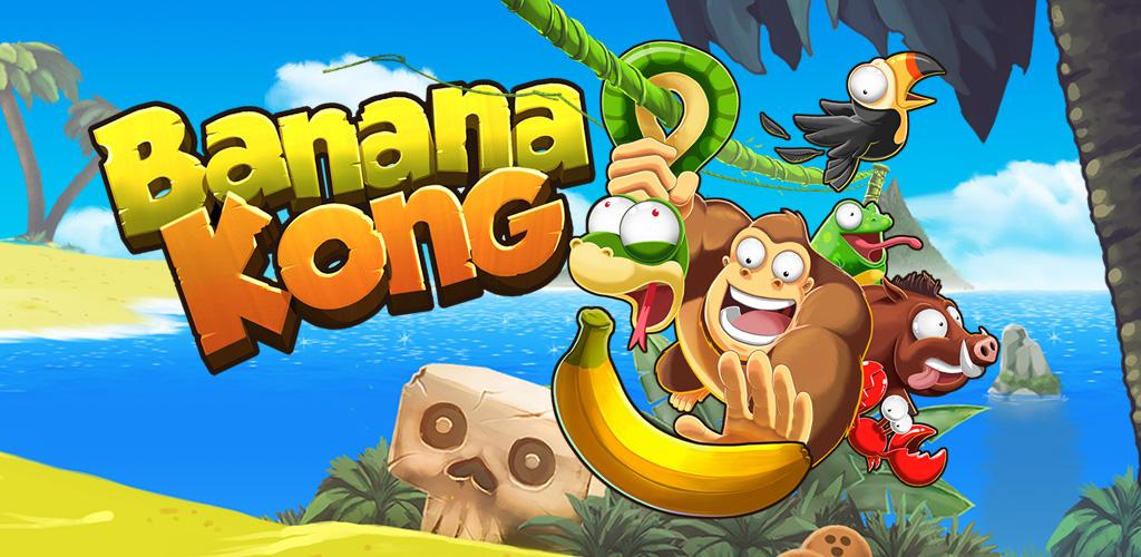Download Banana Kong - a popular game of hungry monkeys for Android + mod
