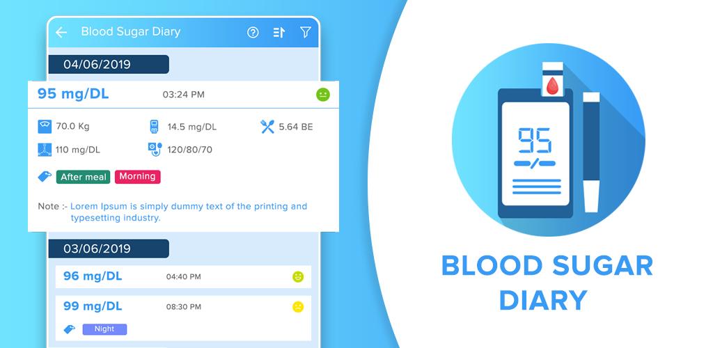 Blood Sugar Diary - Health Tracker