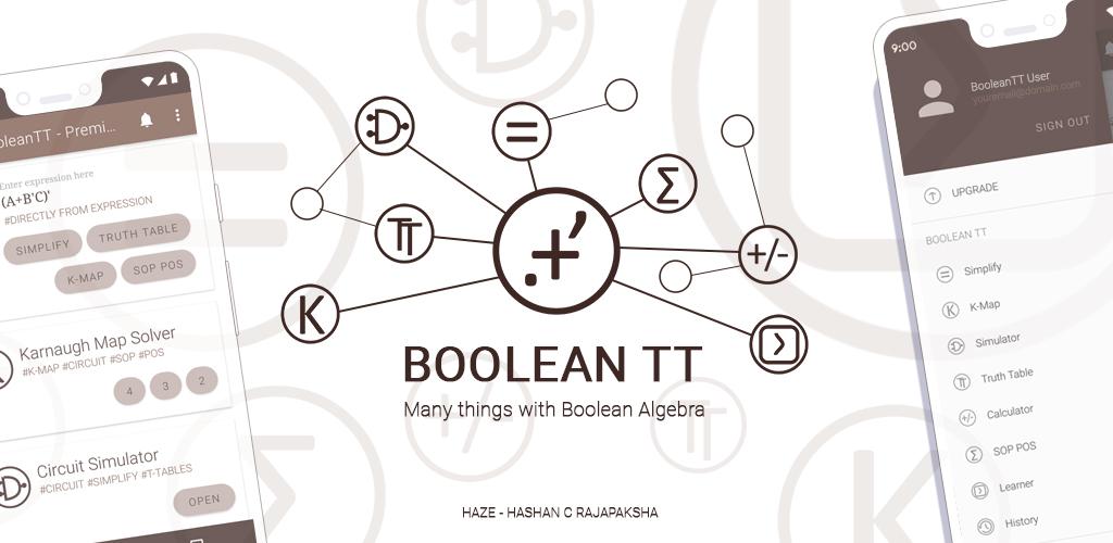 BooleanTT - Many things with Boolean Algebra