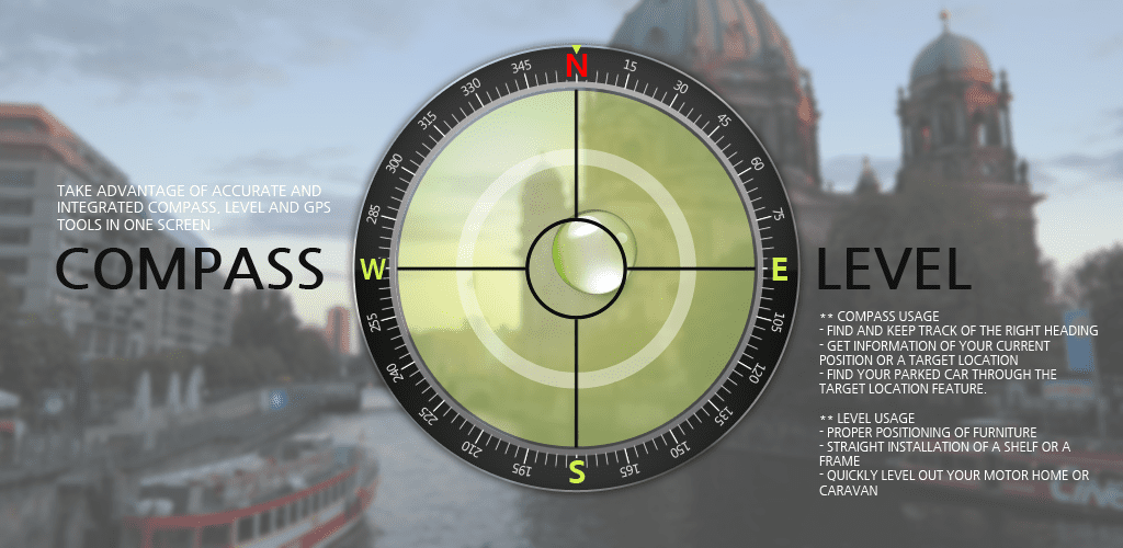 Compass Level & GPS Full