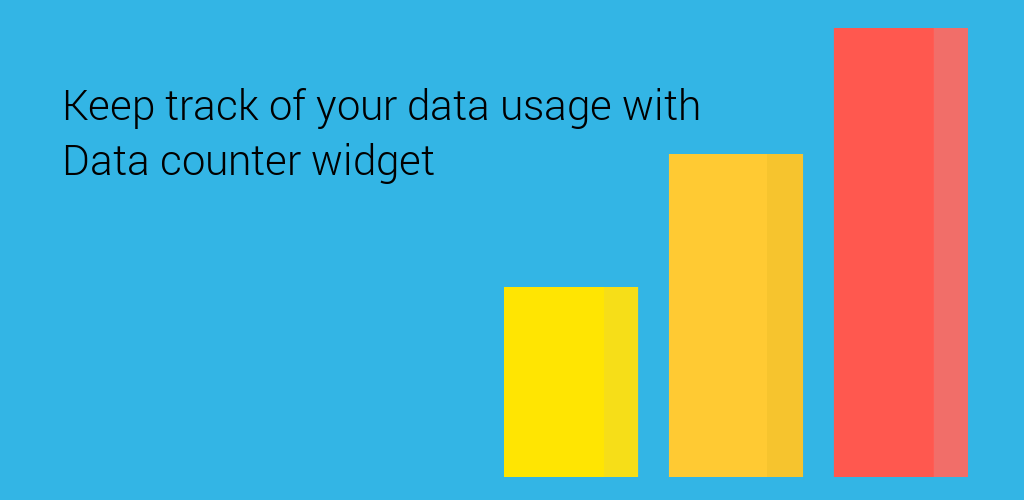 Data counter widget - data usage data manager Pro