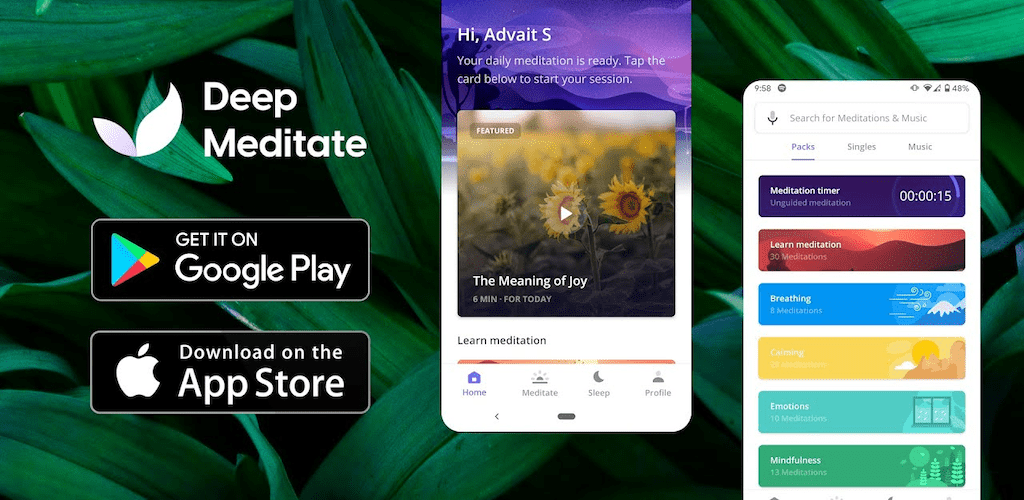 Deep Meditate - Meditation, Relaxation, Sleep App Premium