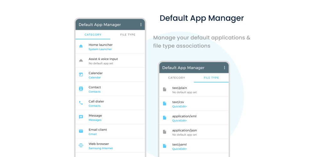 Default App Manager