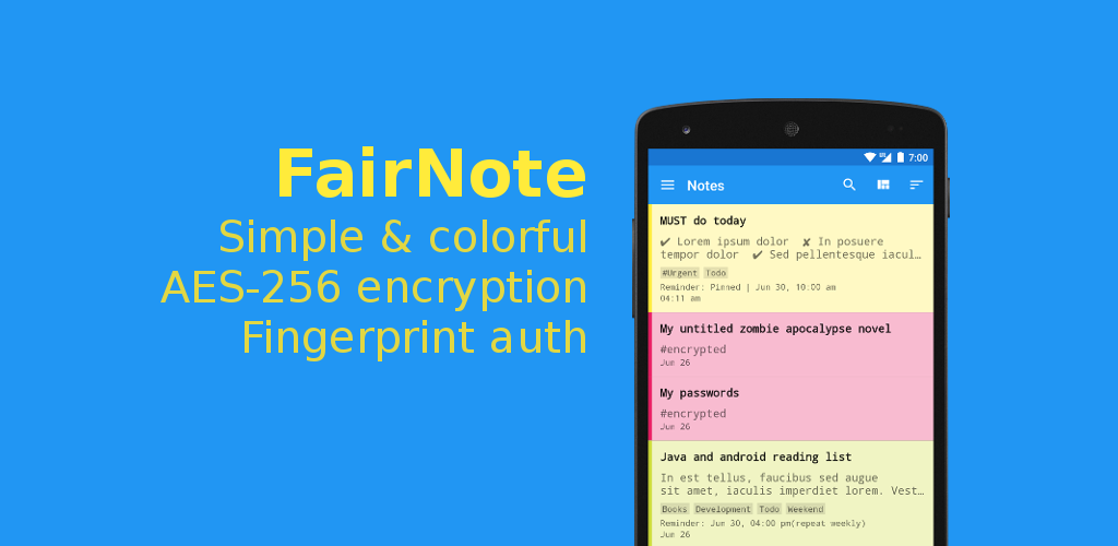 FairNote Notepad