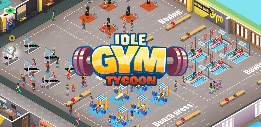 Idle Fitness Gym Tycoon - Workout Simulator Game