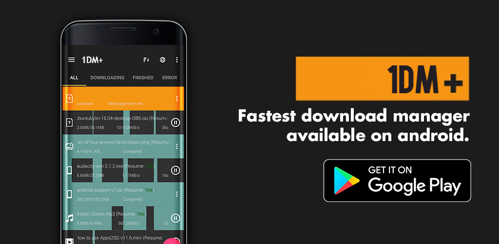 IDM : Fastest download manager