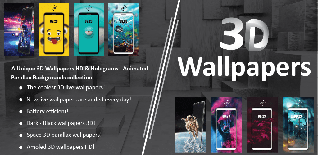 Live 3D Parallax Wallpapers Pro: (No Ads)